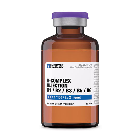 Vitamin B Complex (B1 / B2 / B3 / B5 / B6) *LOW INVENTORY