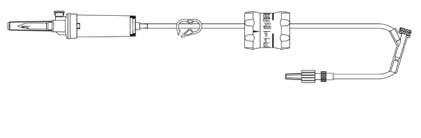 IV ADMIN SET, FLOW REGULATOR SWIVEL LL 92"